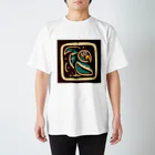 ikubohのナスカの地上絵「オウム」インスパイア07 Regular Fit T-Shirt