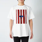 PELLONPEKKOのシーラカンス　赤ストライプ Regular Fit T-Shirt