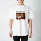 buncho_osaka dot-kitchenの 文鳥カフェスタッフTシャツ／もなか Regular Fit T-Shirt