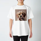 kunkun1048のめちゃカワ犬 スタンダードTシャツ