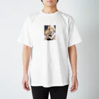 アートデザインakaのオリジナルキャラ Regular Fit T-Shirt