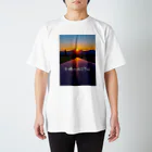 guchy-kの夕陽の向こうは スタンダードTシャツ