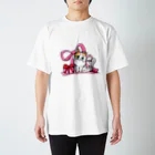 もちけらのリボン猫ちゃん スタンダードTシャツ