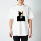 ramiakunのサングラスを掛けた猫 Regular Fit T-Shirt