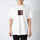 Y'sかんぱにいのめがねの美少女 Regular Fit T-Shirt