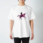 mumusのユニコーン　rose Regular Fit T-Shirt