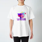 InnoArt_Soundの８０ｓ　popcolor　disco スタンダードTシャツ