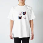 ねこぶくろさんのにじにじぶくろ Regular Fit T-Shirt