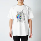 コンティーゴ・デザインのsave the earth _ sleepy dragon Regular Fit T-Shirt