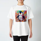 aki7sの笑顔のペンギン Regular Fit T-Shirt