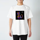 omusubiartのカラフルパズルねこ スタンダードTシャツ