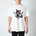 NexDreamの妖精のハロウィンフェス（黒猫2） Regular Fit T-Shirt