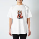 fujisan10の和装わんちゃん Regular Fit T-Shirt