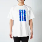 xwwのシンプルブルー スタンダードTシャツ