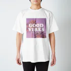 Shelly's WorkshopのGood Vibes T  shellysworkshop Regular Fit T-Shirt