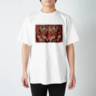 新ーARATAの紅い狐 Regular Fit T-Shirt