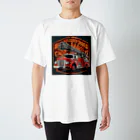 ビッグスマイルライフのレトロはしご車 Regular Fit T-Shirt