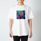 ノースのマーメイドキャット Regular Fit T-Shirt