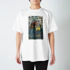 JapaneseArt Yui Shopの亀蟹合戦 スタンダードTシャツ