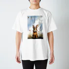 good_beefの迷えるウサギ Regular Fit T-Shirt