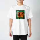 PAPIZONDONのPAPIZONDON フトマキトビトカゲ スタンダードTシャツ