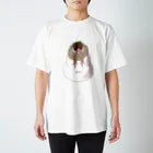 川崎文鳥連合の鏡餅っぽいシナモン文鳥。 Regular Fit T-Shirt