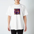 &AIのカラフルデジタルアートペルシャ猫　3 Regular Fit T-Shirt