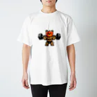 筋トレＭEMOのハロウィンもおさえる筋トレクマさん Regular Fit T-Shirt