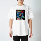  ブンスタのTony record 45RPM Regular Fit T-Shirt