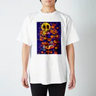 Ａ’ｚｗｏｒｋＳのハッピーハロウィン　スケルトンとジャックオーランタン Regular Fit T-Shirt