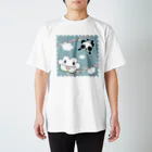 イラスト MONYAAT のズレぱんだちゃんとくもちゃん Regular Fit T-Shirt