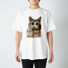 ジョリーマンダリンのCute cat.（文字入り） スタンダードTシャツ