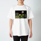 yuuwa sachi のお月見餅つきインコたち Regular Fit T-Shirt