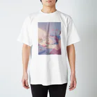 天乃鯱の睡眠ネコ Regular Fit T-Shirt