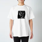 新ーARATAのモノクロのタトュー美女 Regular Fit T-Shirt