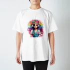 奏桃服店のカラフルメロディ Regular Fit T-Shirt
