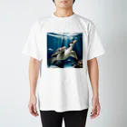 人魚の夢のペンガメ Regular Fit T-Shirt