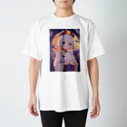 天乃鯱のハロウィンイラスト2023 キョンシー2 スタンダードTシャツ