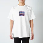 ZAKIIIショップの富士山アートコレクション Regular Fit T-Shirt
