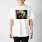 アップルテディBBSの月の前のオオギワシ Regular Fit T-Shirt