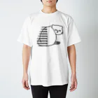 Cute mascot dogsのExotic shorthair looking back Regular Fit T-Shirt