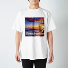 ChromastrAlの---Shoreline Farewell--- Regular Fit T-Shirt