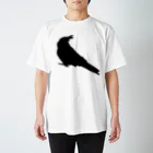 たいがのオカメインコのシルエット スタンダードTシャツ