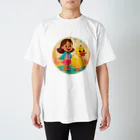 etwoshopの新しい友達 Regular Fit T-Shirt