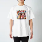 オットサンのかわいい双子 スタンダードTシャツ