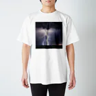 maeken work shopipの雷鳴 Regular Fit T-Shirt