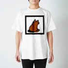かさごさかのMikaeri cat (Cha-tora) Regular Fit T-Shirt
