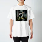 maeken work shopipの森の守護者 Regular Fit T-Shirt