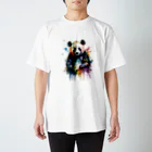 seasoncubeのパンダ1号 Regular Fit T-Shirt