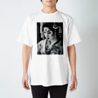 wawomotsuのJapanese Courtesan Bloom Tee ”Geisha” スタンダードTシャツ